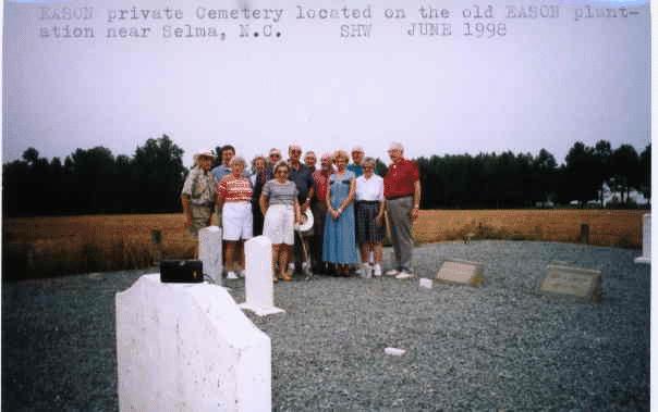 Eason Cemetery at Eason Plantation in Selma, NC.
