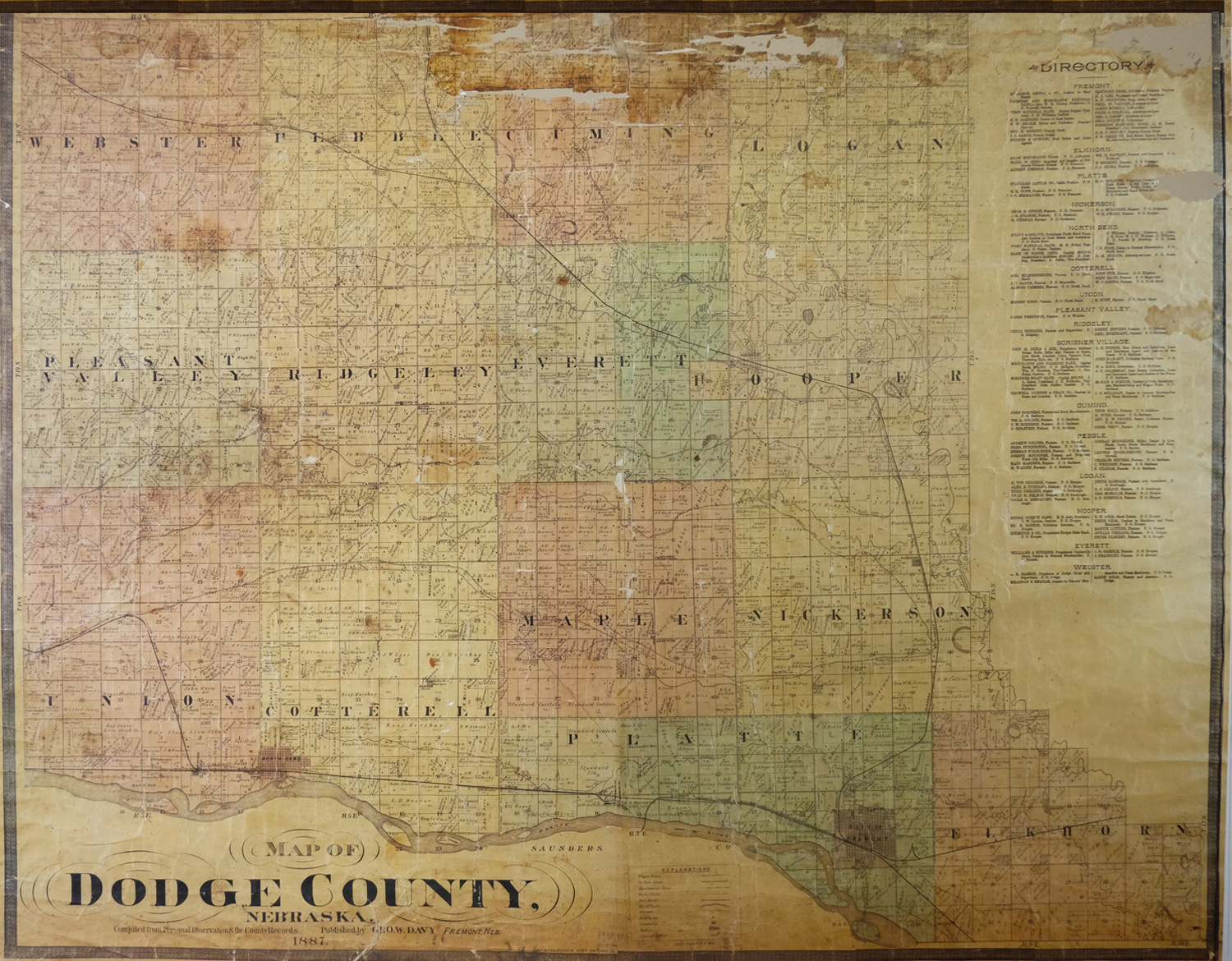 Dodge county 1887