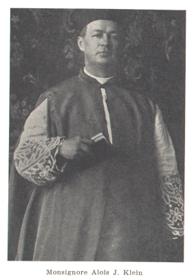 Monsignore Alois J. Klein