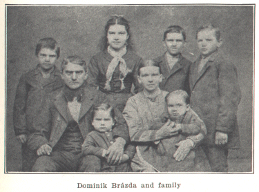 Dominik Brazda and family