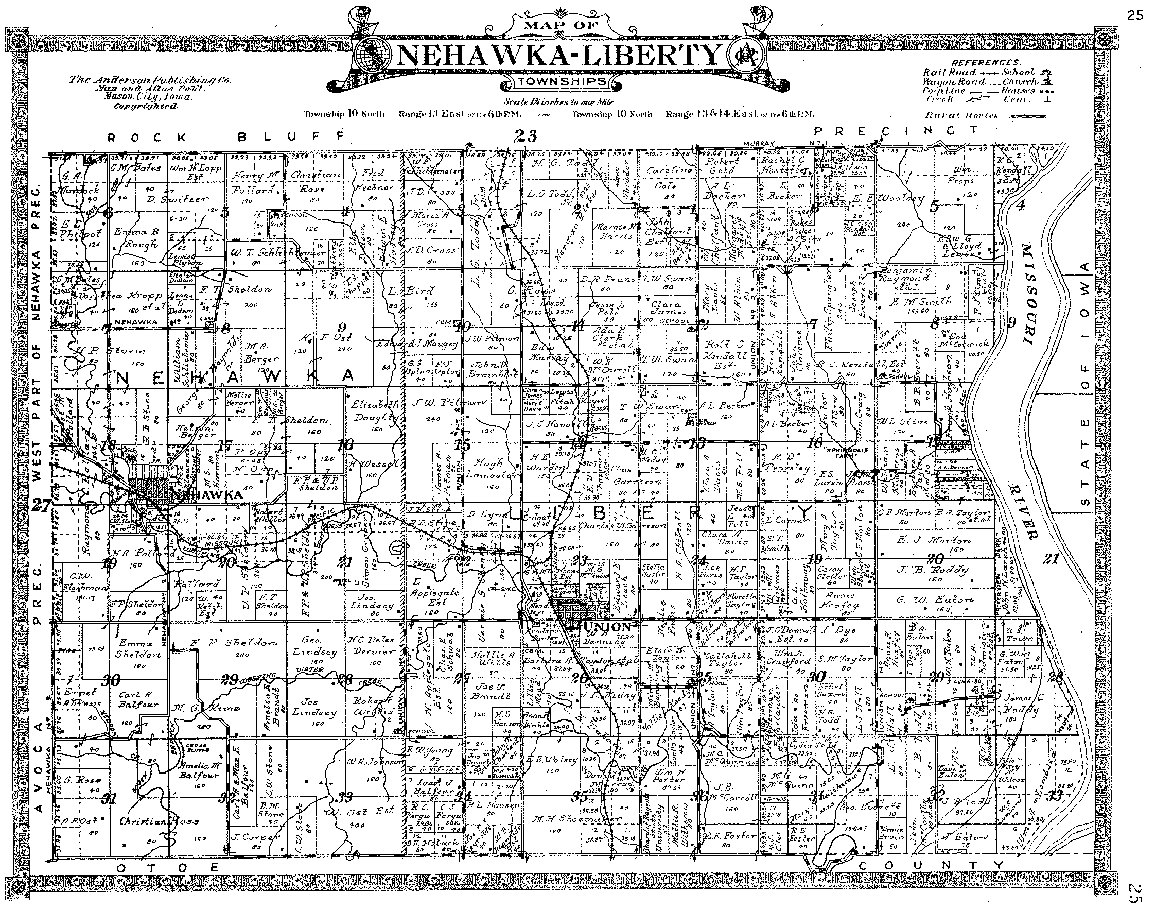 Atlas of Cass County Nebraska - 1918