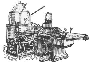 Machine for sterotype plates
